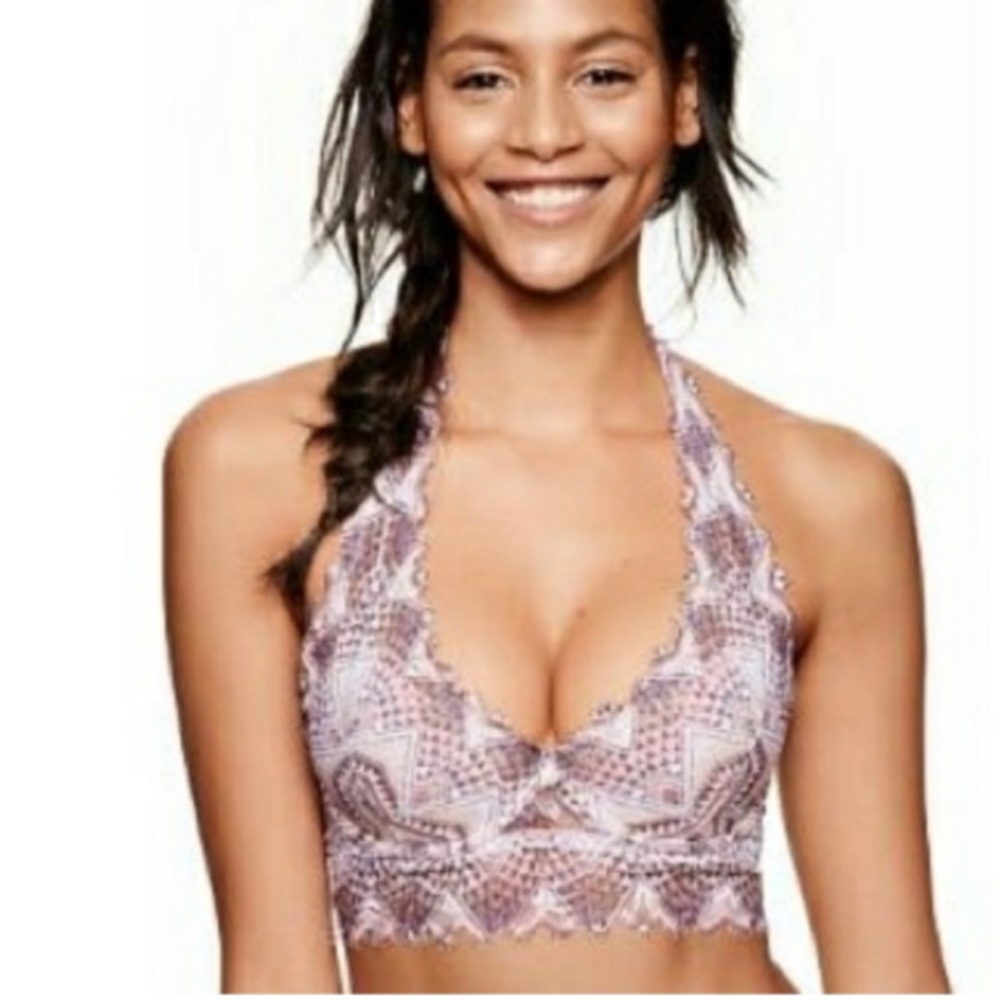 PINK Victoria’s Secret Padded Halter Bralette